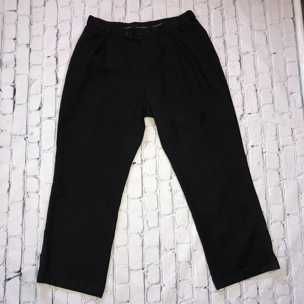 Black Stacy Adams Men Trouser
